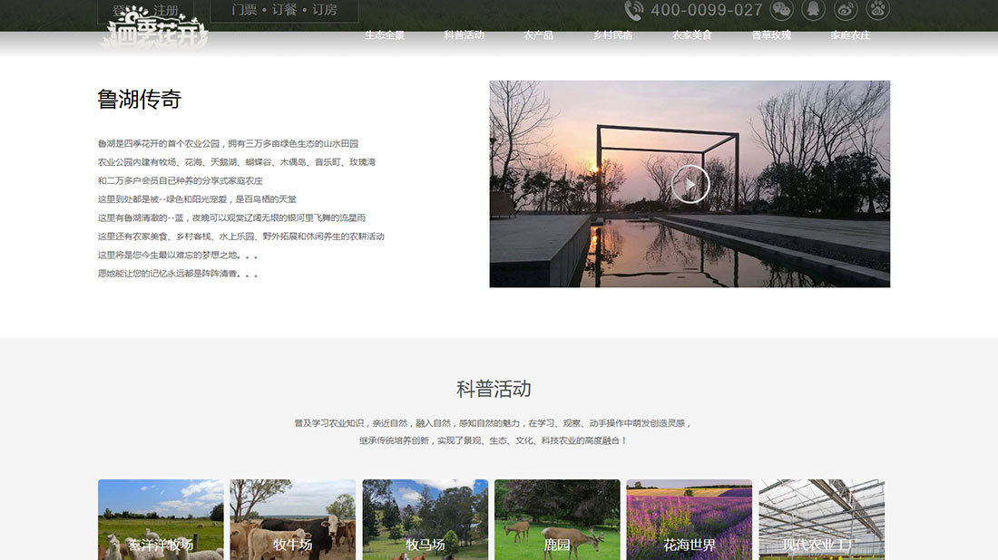 酒店旅游网站案例