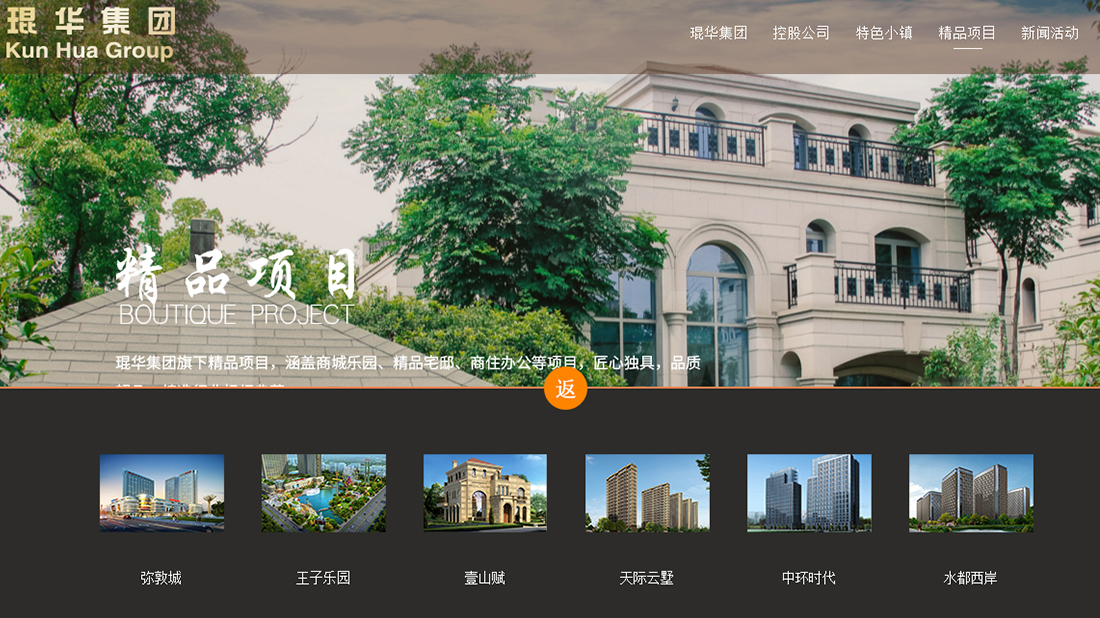 房地产网站案例