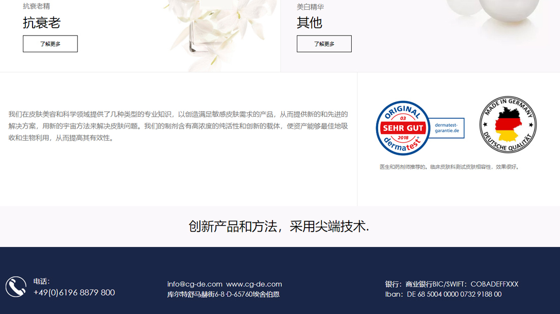 外贸进出口网站案例