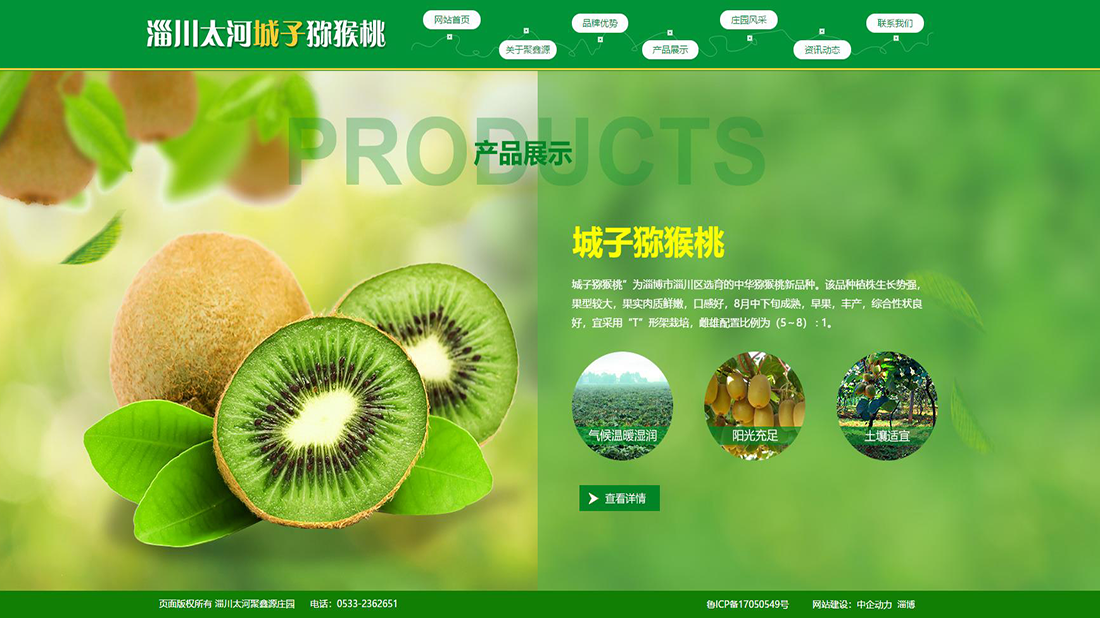 农副产品网站案例