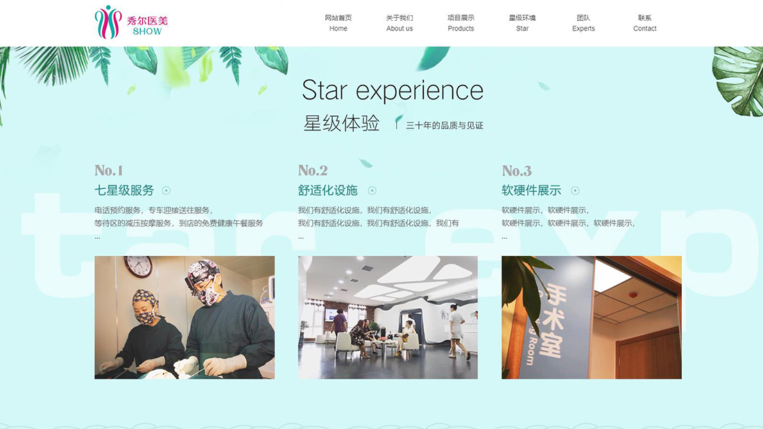 美妆护肤网站案例