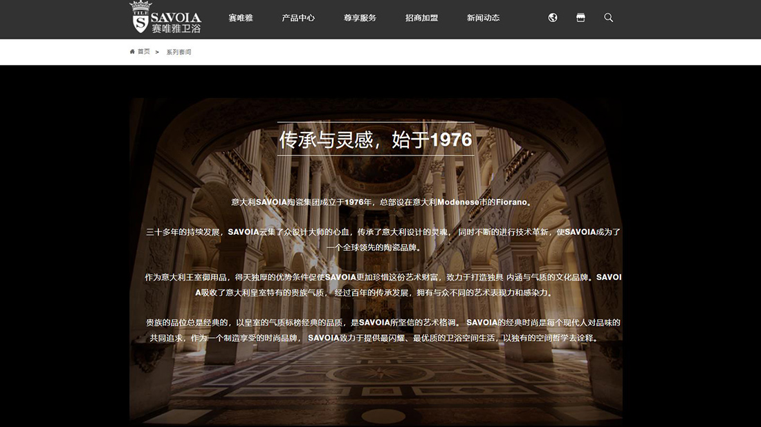 家装建材网站案例