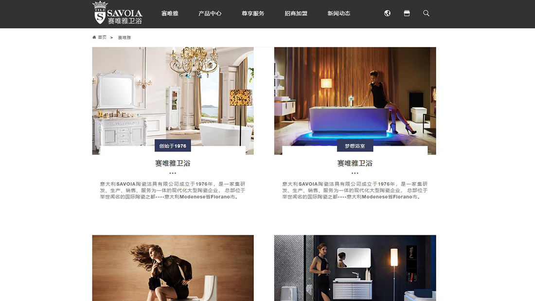 家装建材网站案例