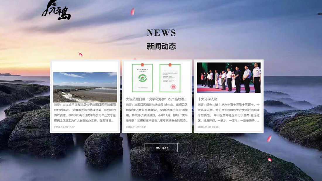 农副产品网站案例