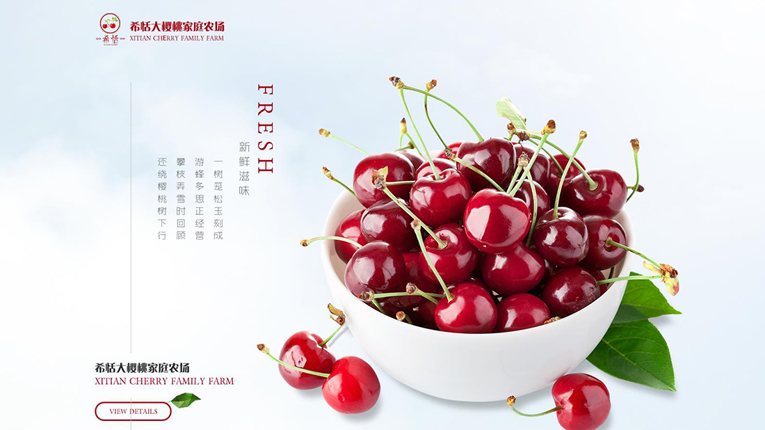 农副产品网站案例