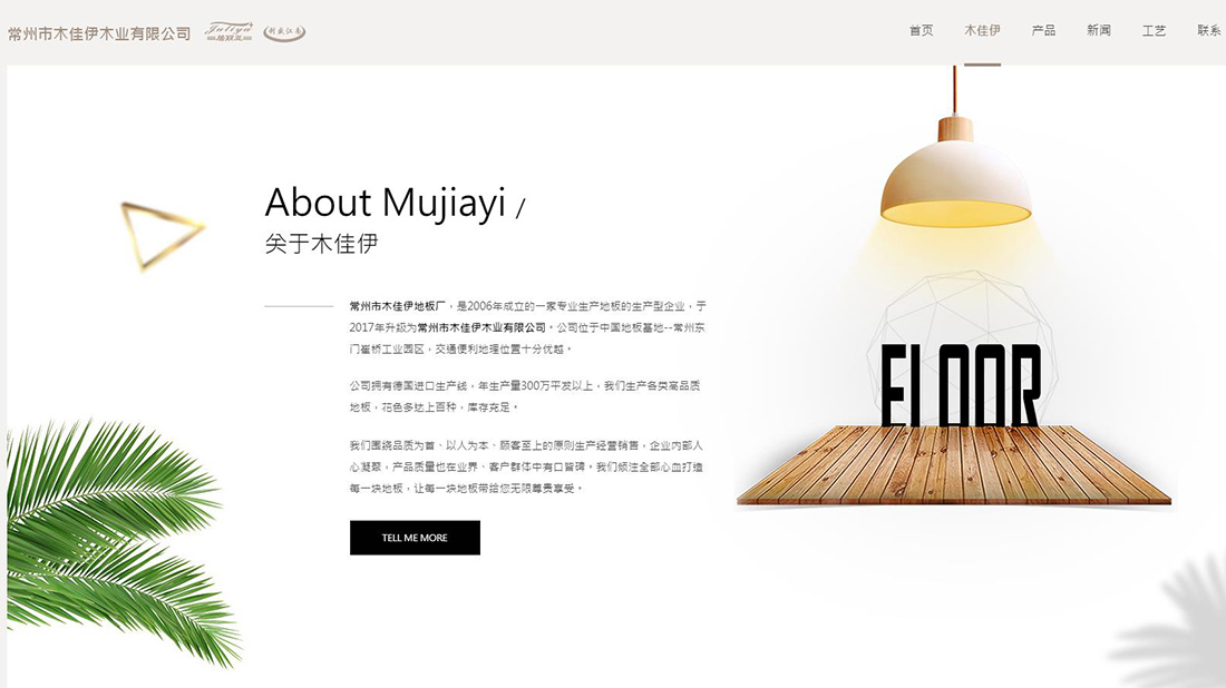 家装建材网站案例