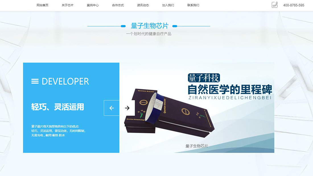 医疗器械网站案例