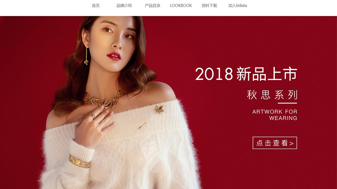 珠宝首饰网站案例