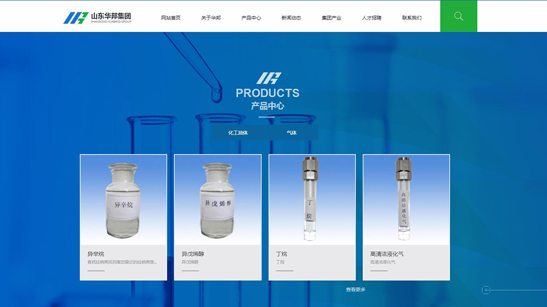 化学化工网站案例