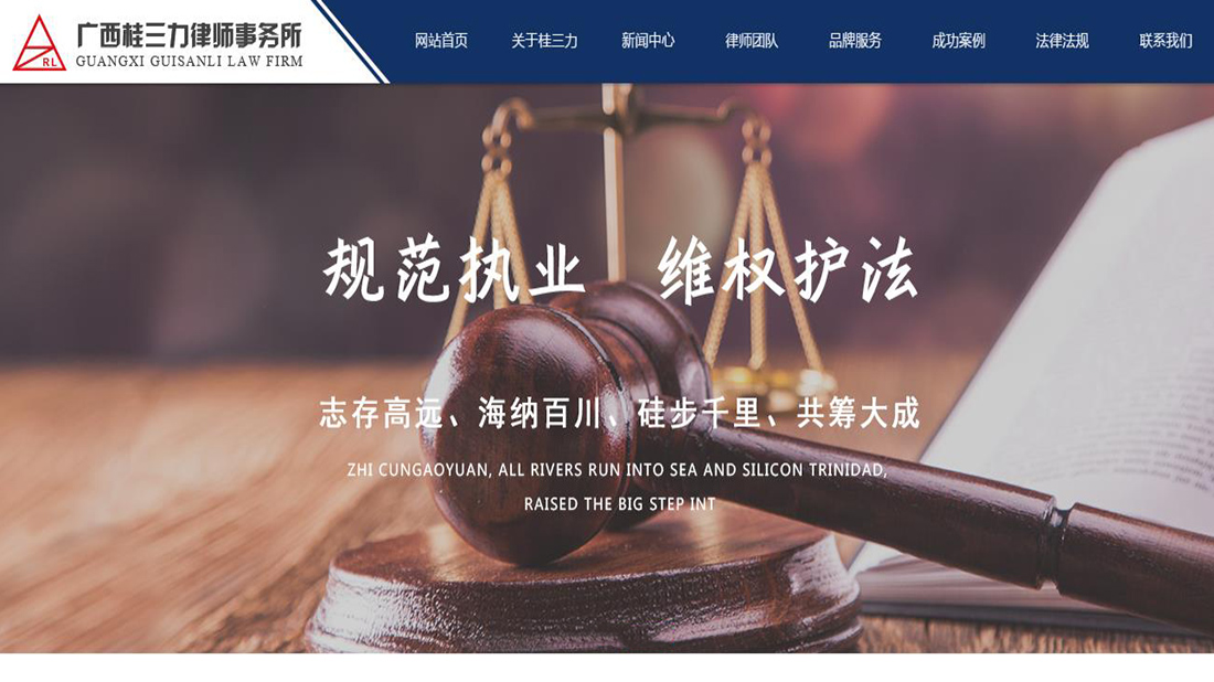 商业服务网站案例
