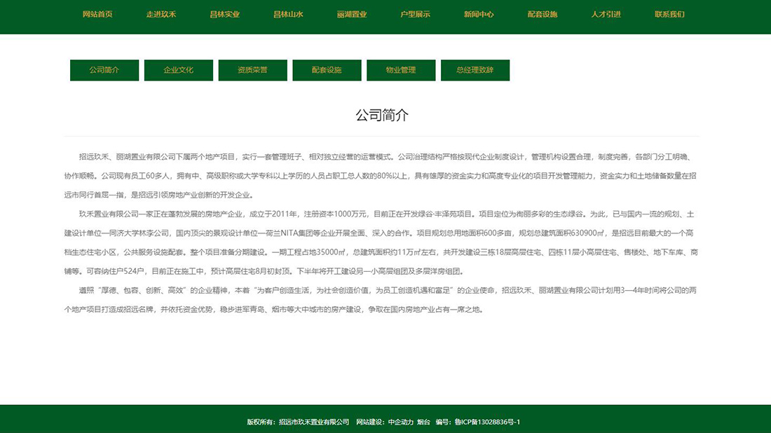 房地产网站案例