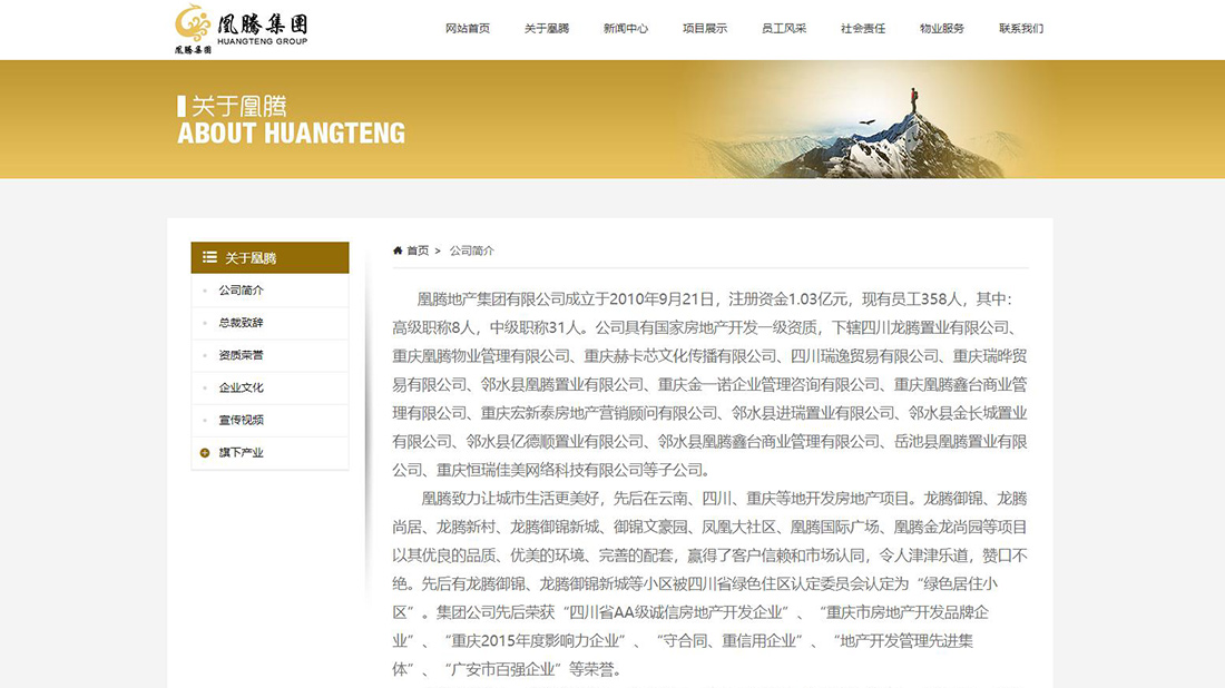 房地产网站案例