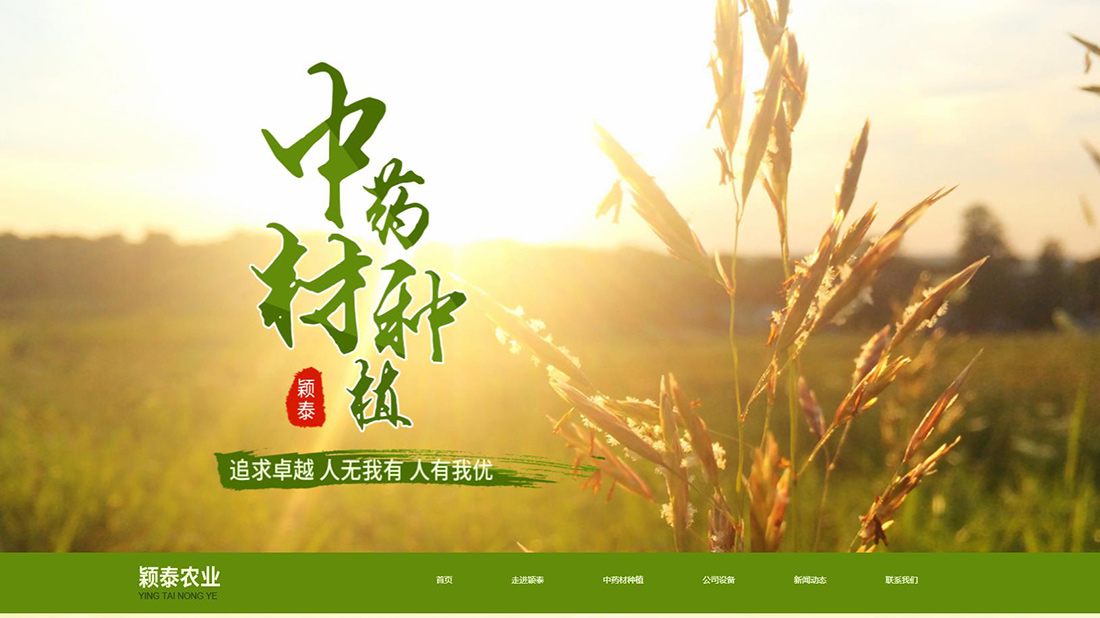农副产品网站案例