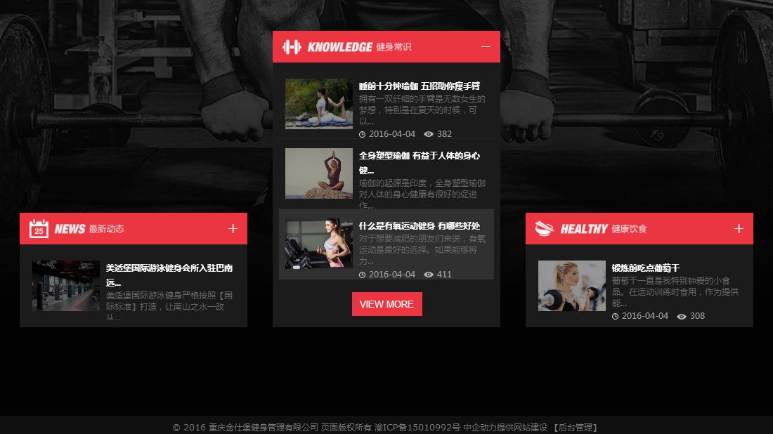 商业服务网站案例
