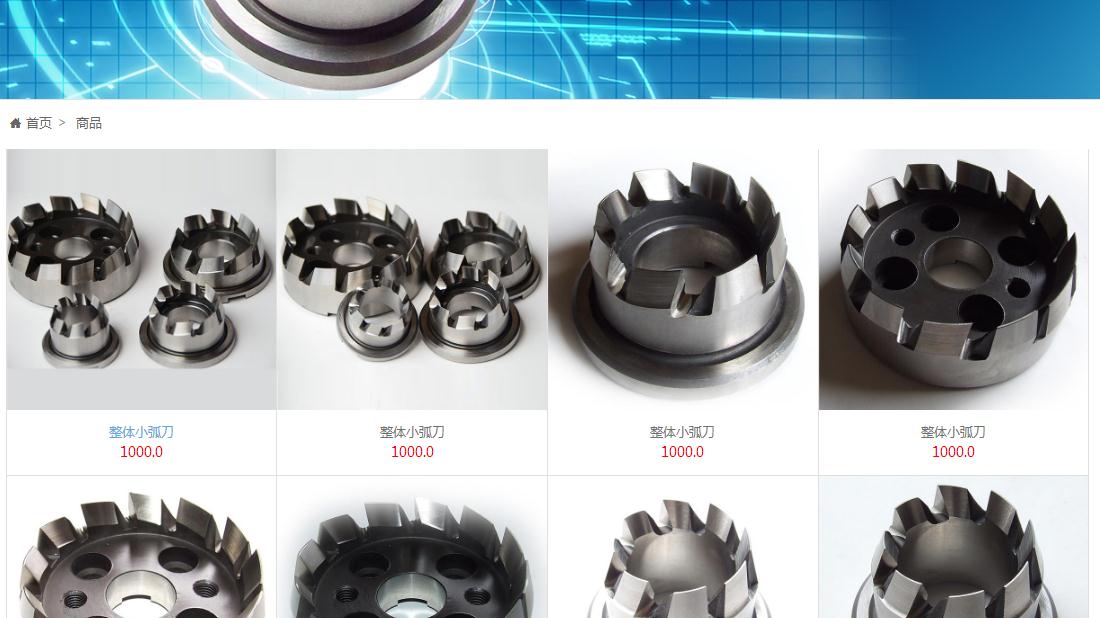 商业服务网站案例