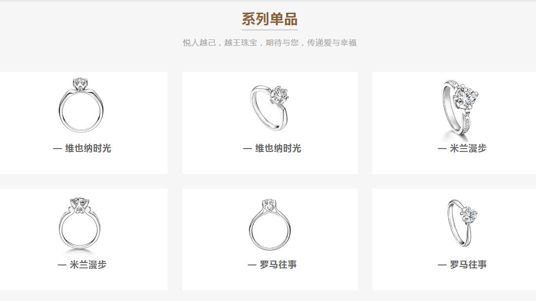 珠宝首饰网站案例