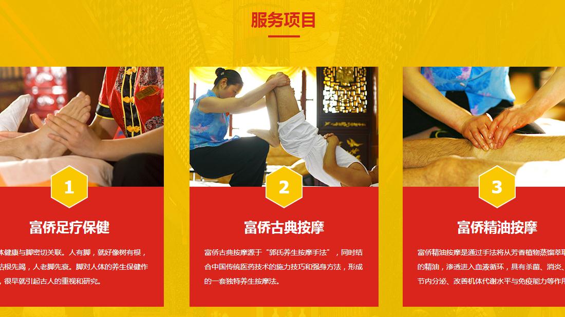 商业服务网站案例