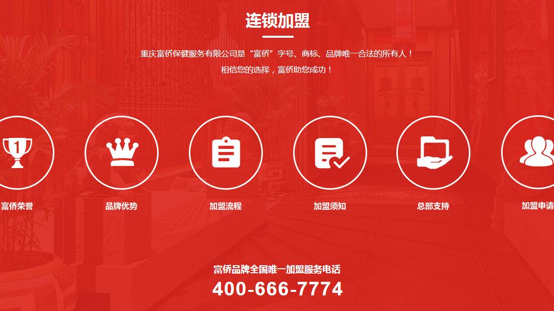 商业服务网站案例