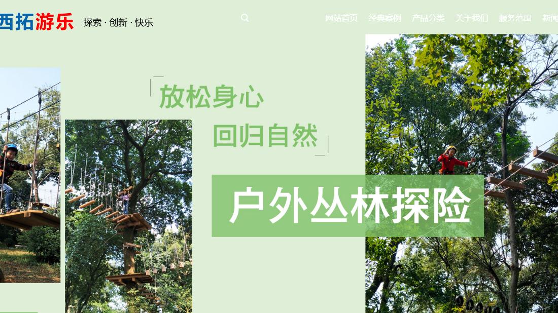 商业服务网站案例