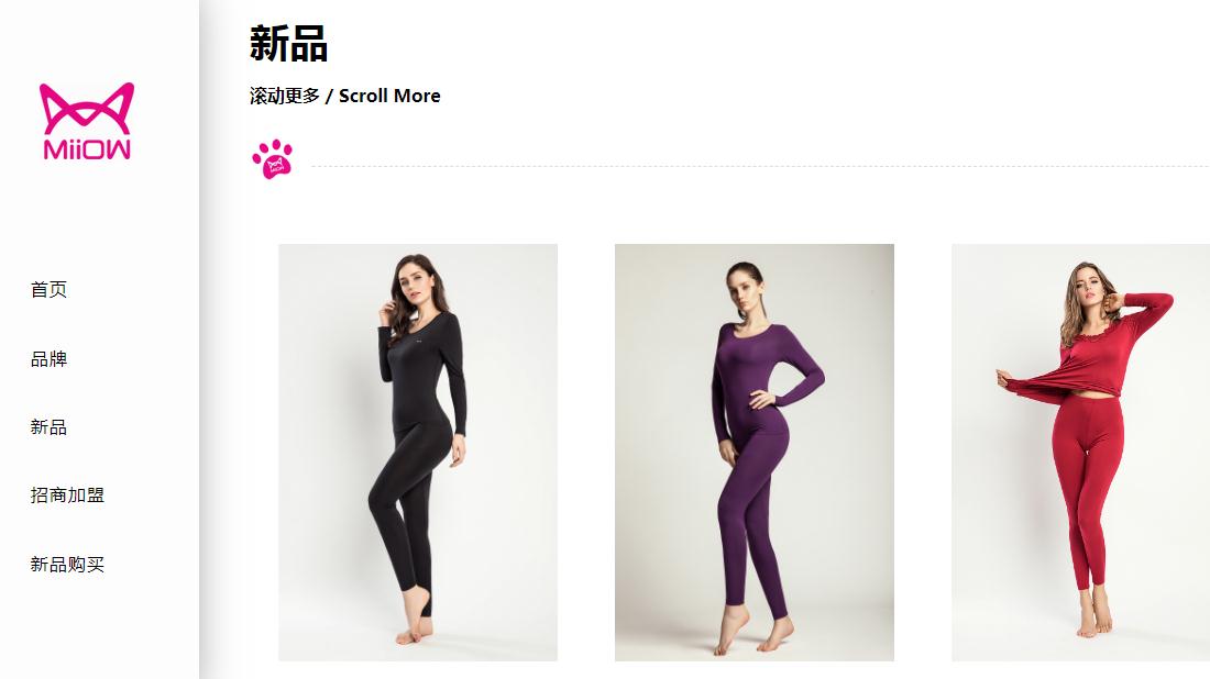 纺织服装网站案例