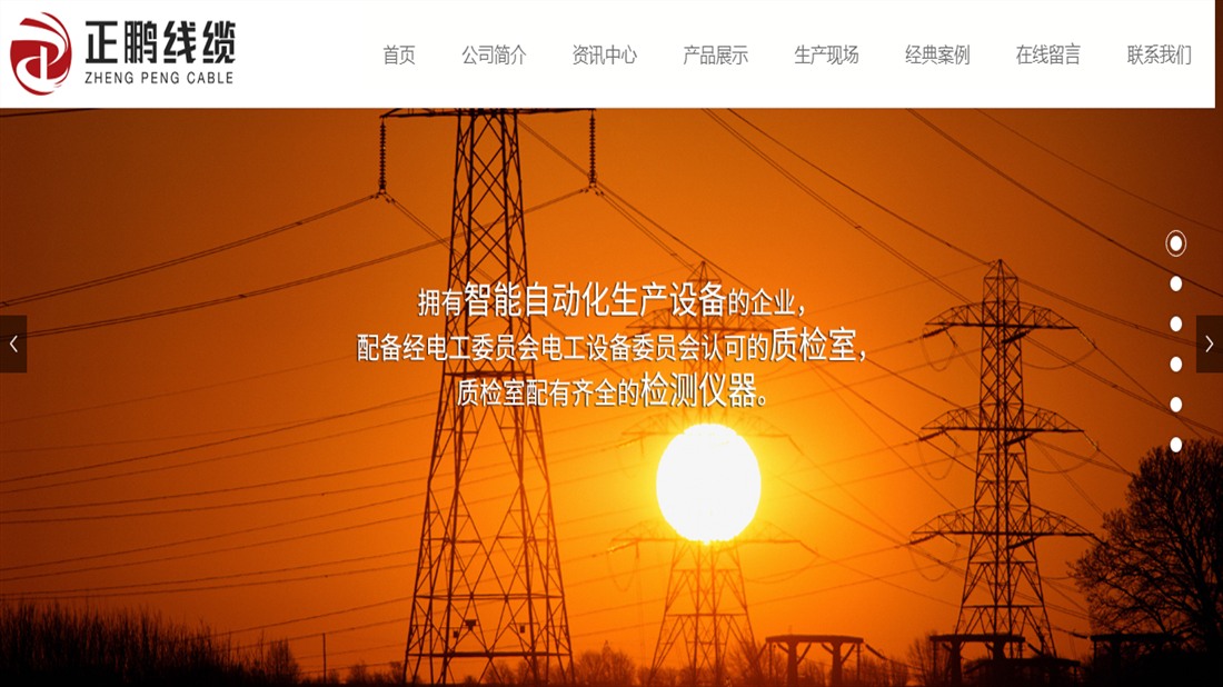 电子电工网站案例