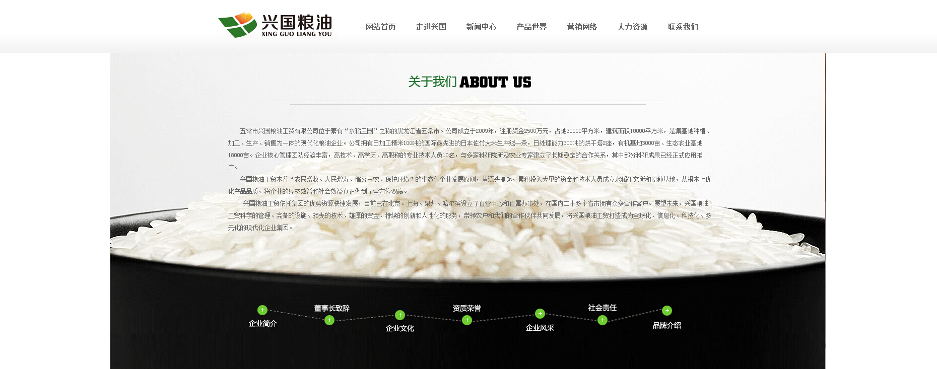 五常市兴国粮油工贸有限公司