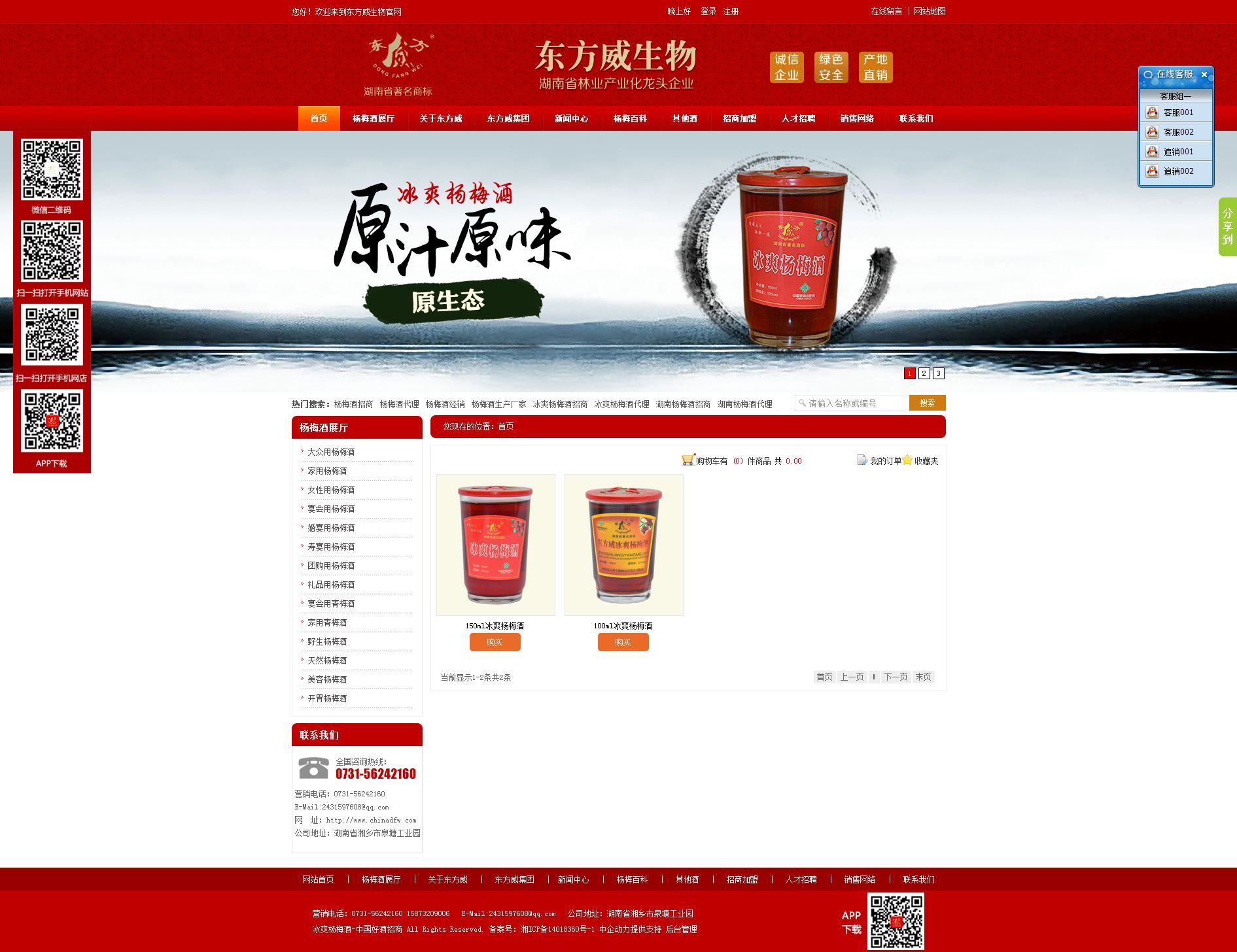 东方威生物 企业网站建设