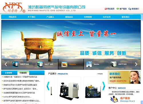 潍坊耐普特燃气发电设备有限公司 