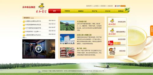 网站建设案例-永和食品（中国）有限公司