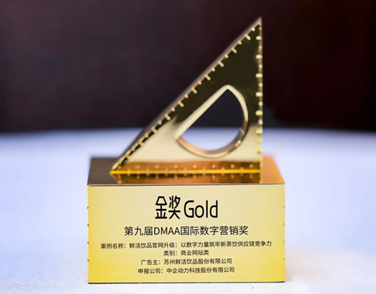 荣获DMAA商业网站金奖